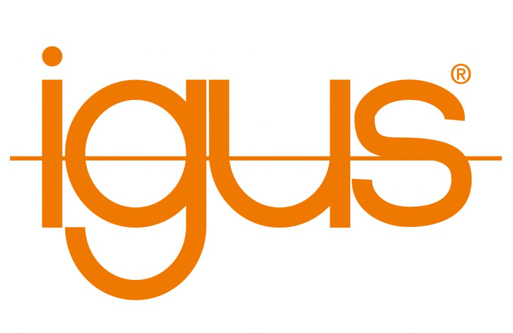 igus-Logo glijlagers oranje