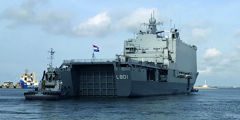 Groot schip waar ELCEE sferische lagers aan heeft geleverd