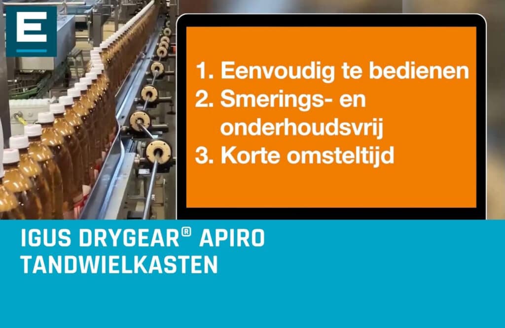 igus drygear® Apiro tandwielkasten en Rivella - ELCEE